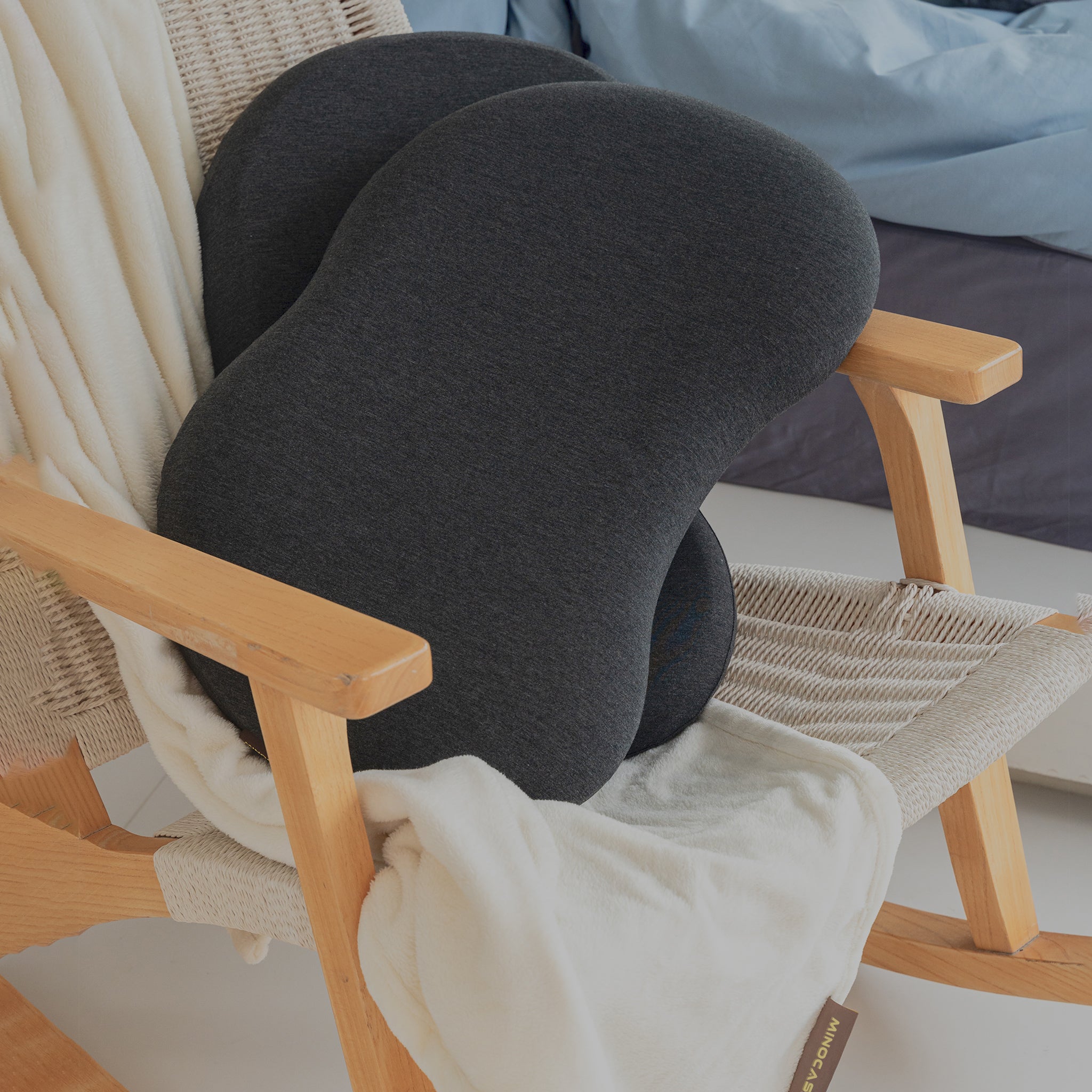 Minocasa Ergonomic and Orthopaedic Neck Supportive Pillows on Chair