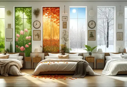 Bedroom for all seasons